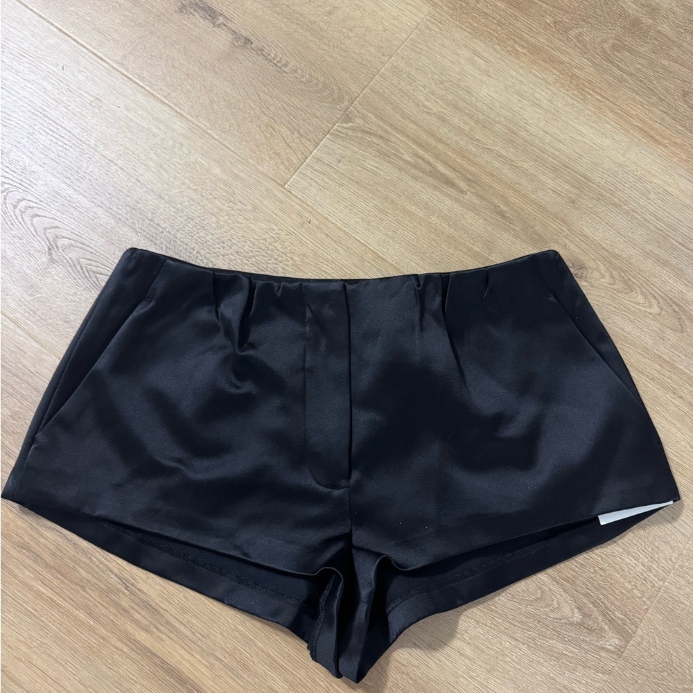 Women’s Black Silky Shorts
